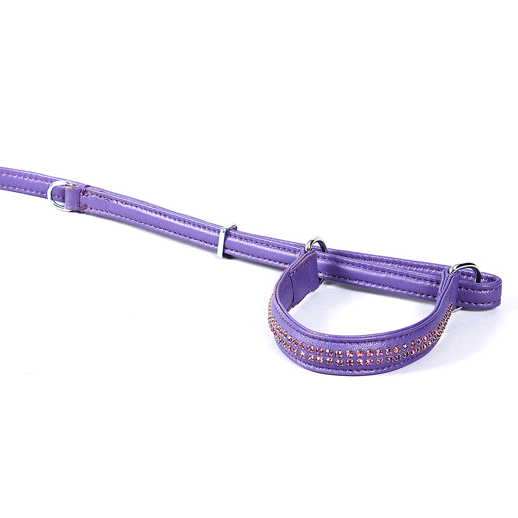 Nahast poolpoov kaelarihm koos rihmaga - Image 7