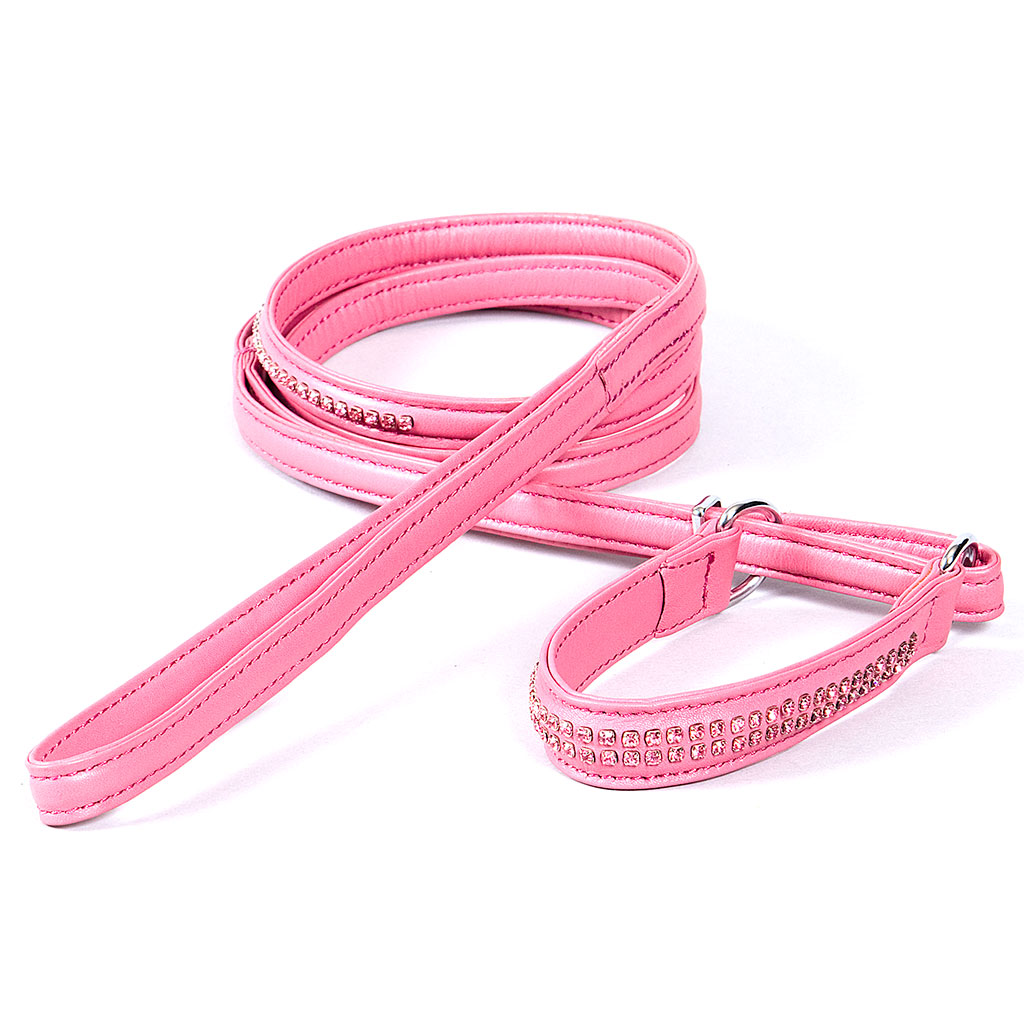 Nahast poolpoov kaelarihm koos rihmaga - Image 4