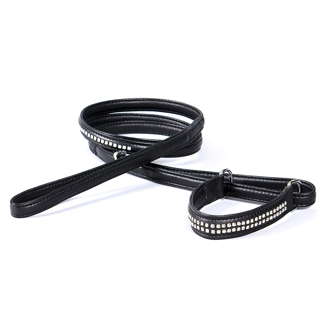 Nahast poolpoov kaelarihm koos rihmaga - Image 2