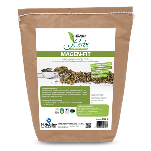 Höveler Herbs Magen-Fit hobustele, 0,8 kg
