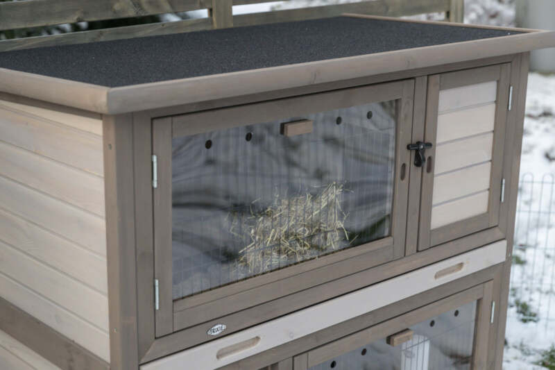 Soojustusega küülikupuur, hall - Image 5