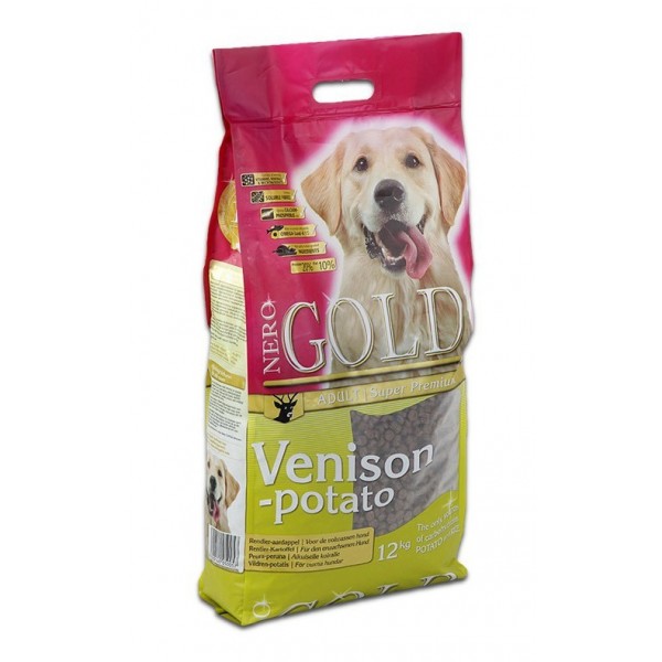 Nero Gold Venison hirvelihaga koeratoit, 12 kg