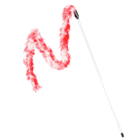 GS kassi mänguasi pehme värviline boa pulga otsas