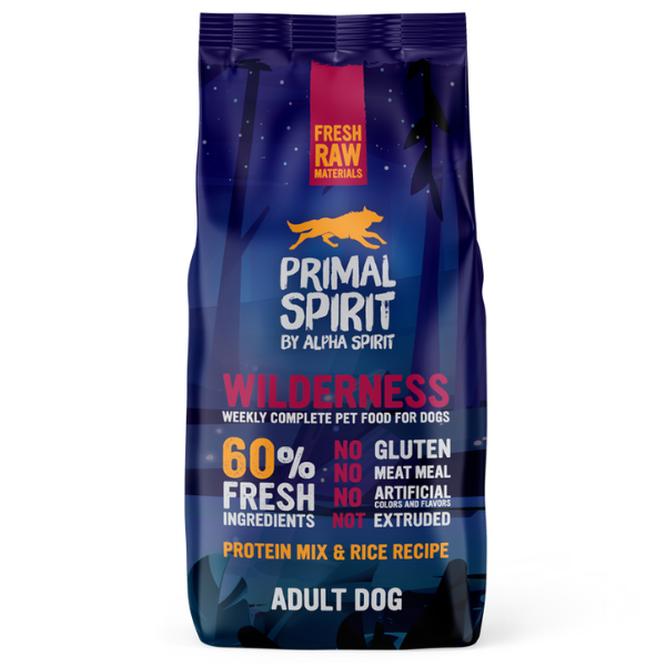 Primal Spirit Wilderness külmpressitud koeratoit, 12 kg
