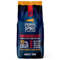 Primal Spirit Wanderlust külmpressitud koeratoit, 12 kg