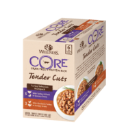 Wellness CORE Tender Cuts Selection Multipack linnuliha valik - 6 x 85 g, märgtoit kassidele