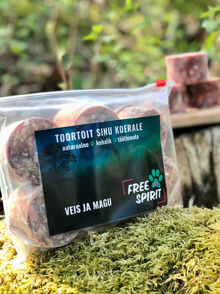 Free Spirit Paws veis ja magu toortoit koertele - Image 2