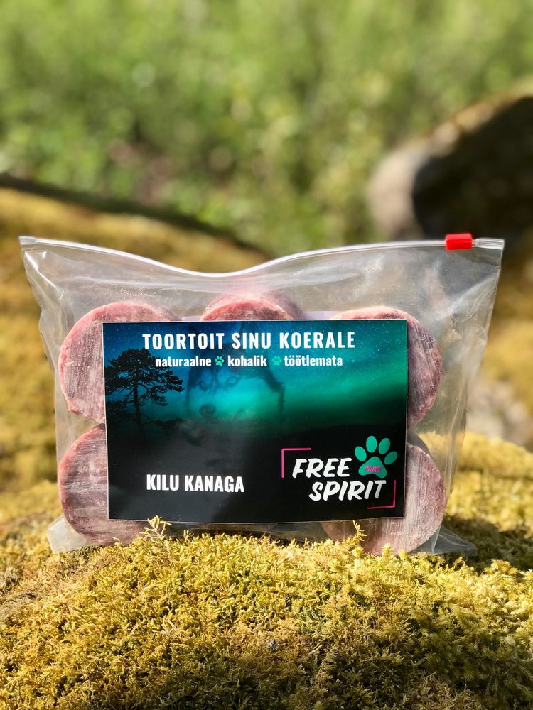 Free Spirit Paws kilu kanaga toortoit koertele - Image 2