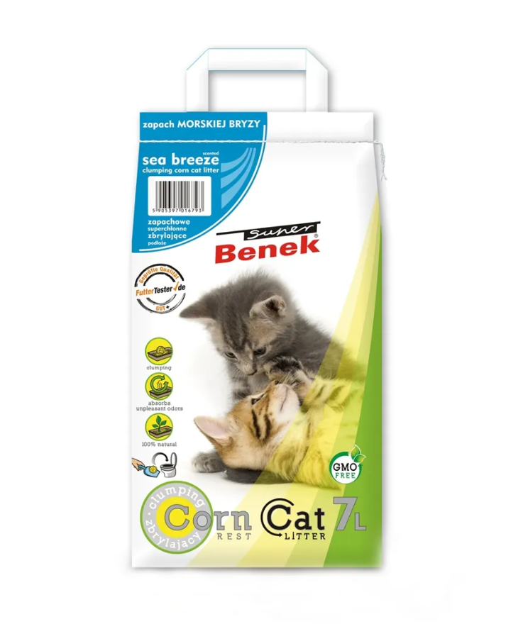 Certech Super Benek maisist ookeanilõhnaline kassiliiv , 7 L