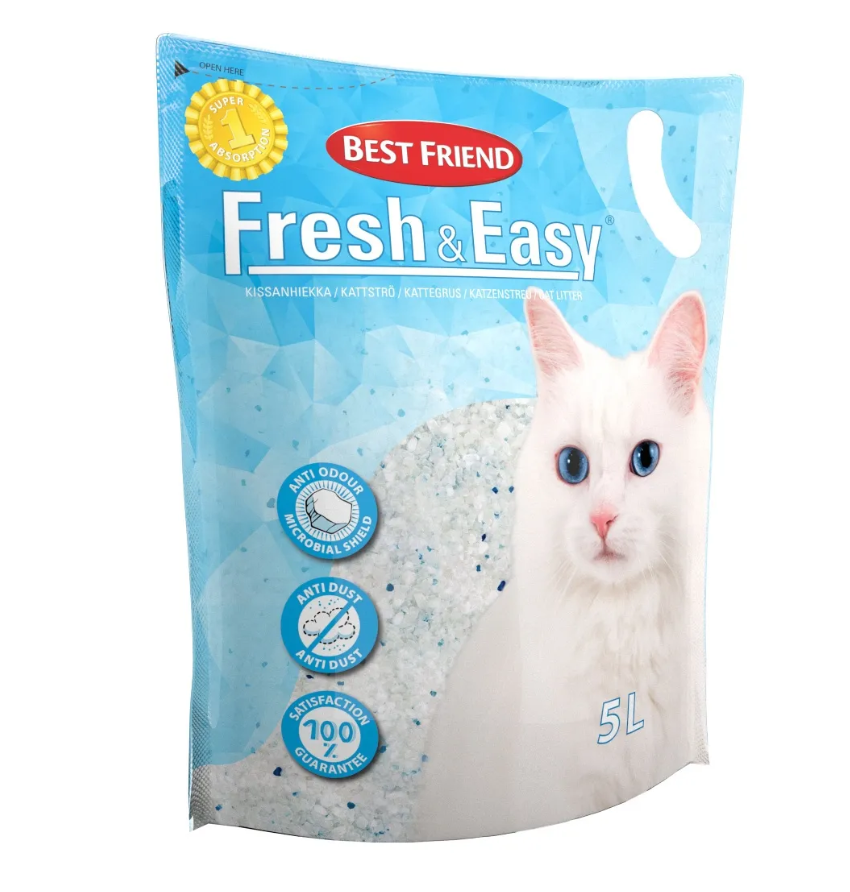 Best Friend Fresh&Easy silikaadist kassiliiv, 5 L