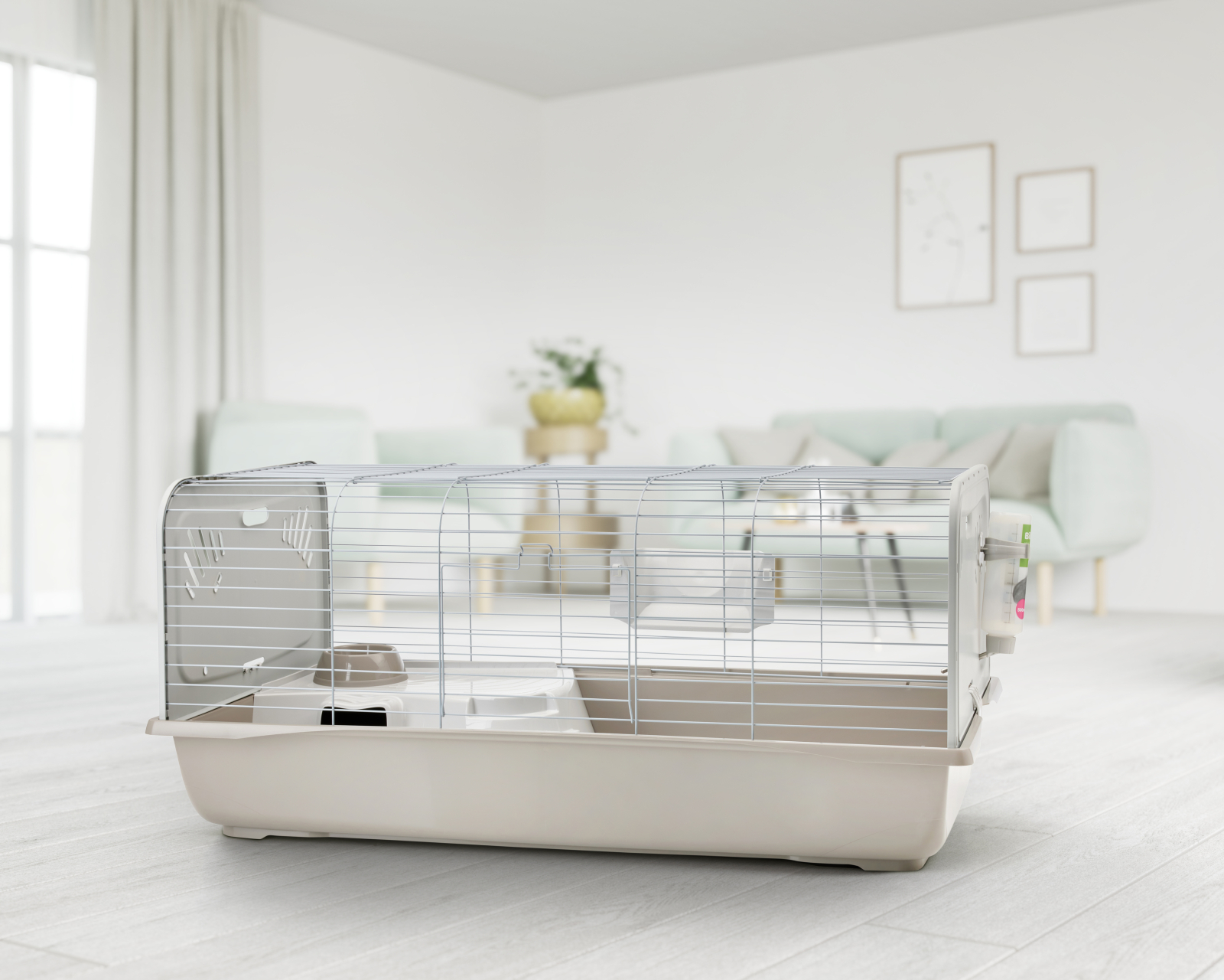 Näriliste puur Caesar 4 De Luxe Knock Down küülikutele ja merisigadele - Image 3