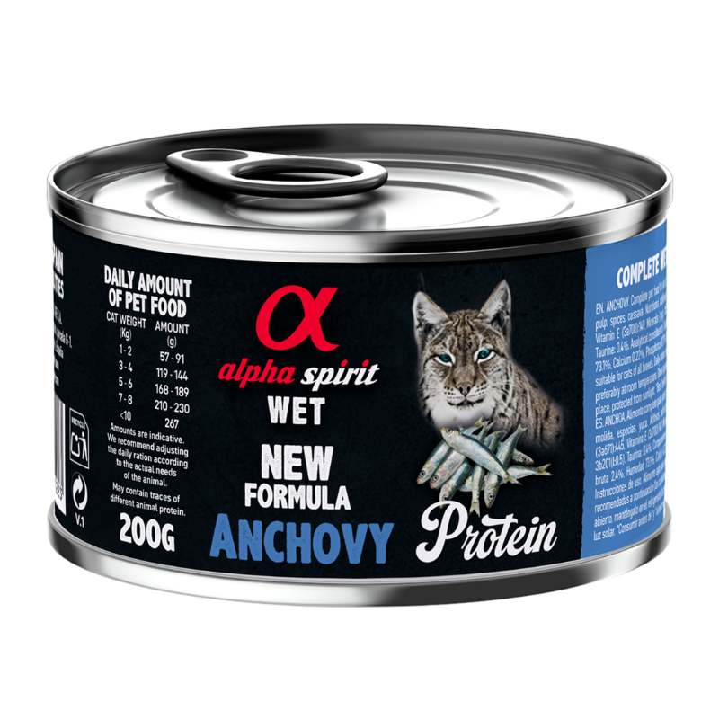 Alpha Spirit Anchovy konserv kassidele, 200 g