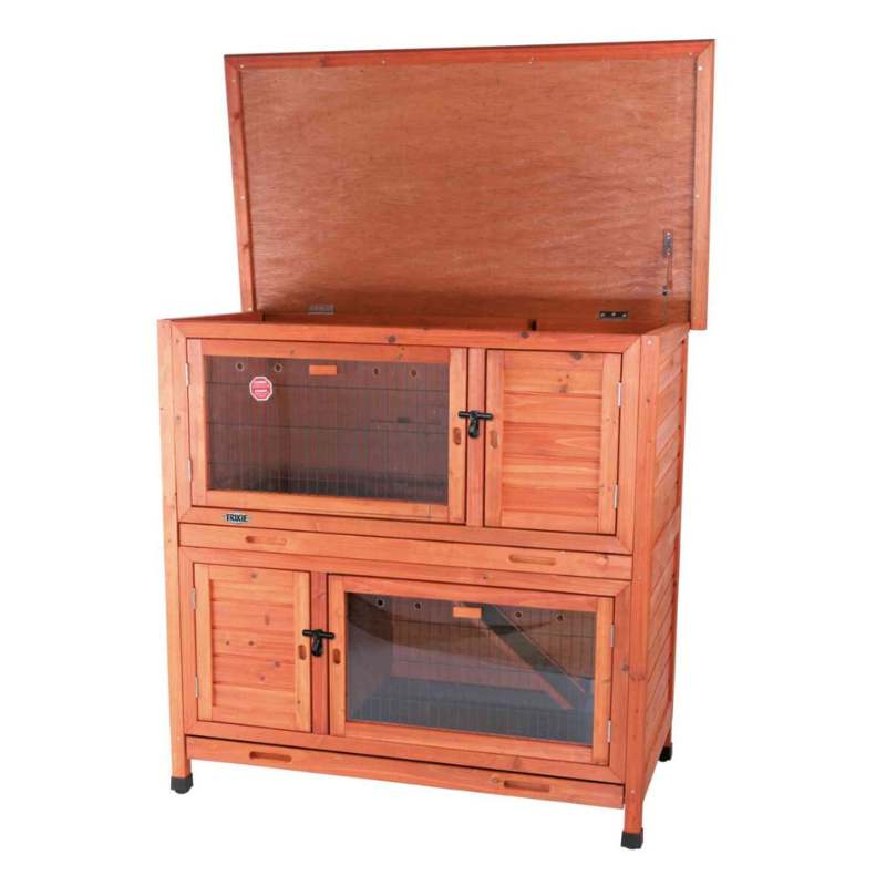 Soojustusega küülikupuur, naturaalne